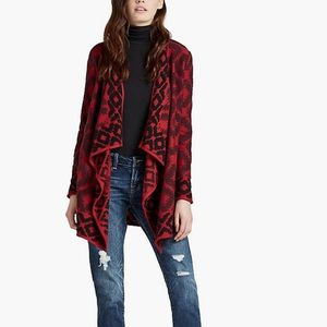 Lucky Brand Southwest Aztec Wrap sweater